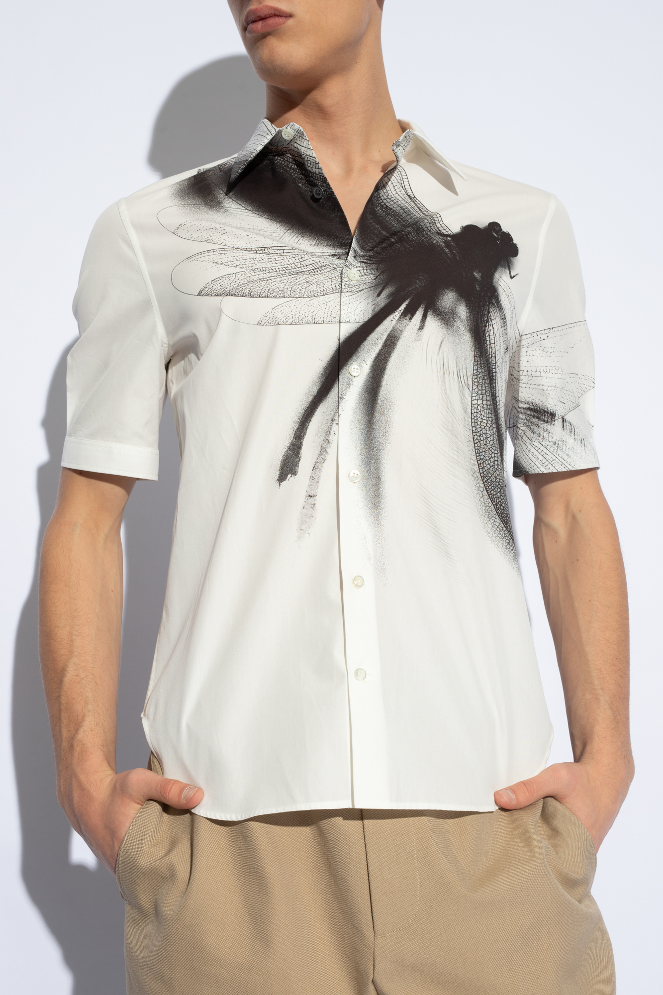 SchaferandweinerShops Azerbaijan - White Printed shirt SchaferandweinerShops Azerbaijan - White Printed shirt